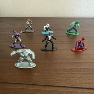 Marvel Nano‎ Metalfigs  Mini Jada Toys Spider-Man Green Goblin Lizard Rhino